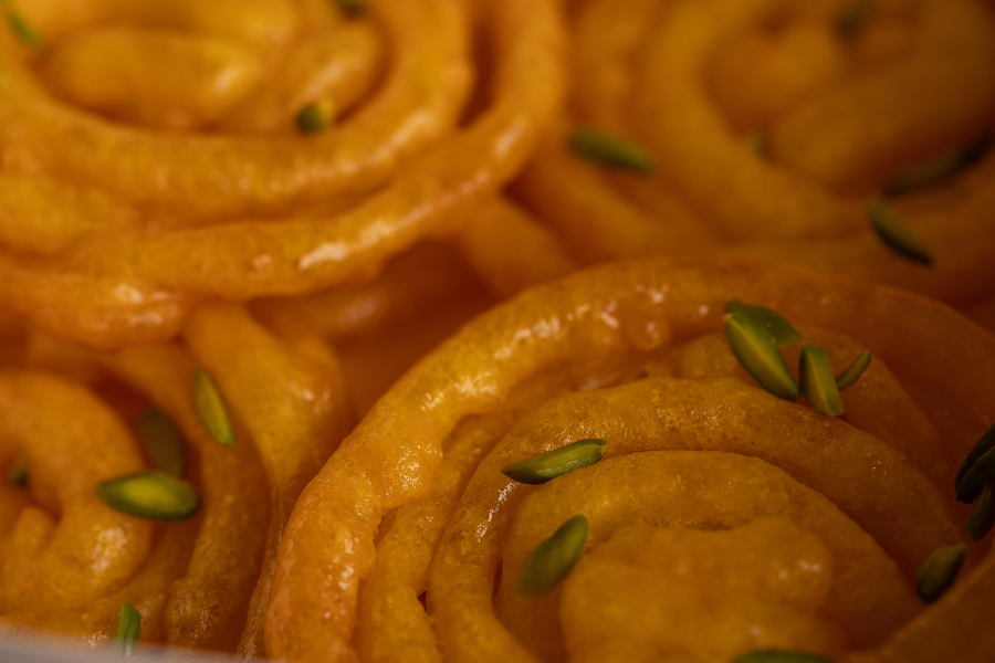 Jalebi close-up